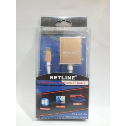 KABEL TYPE C TO VGA NETLINE